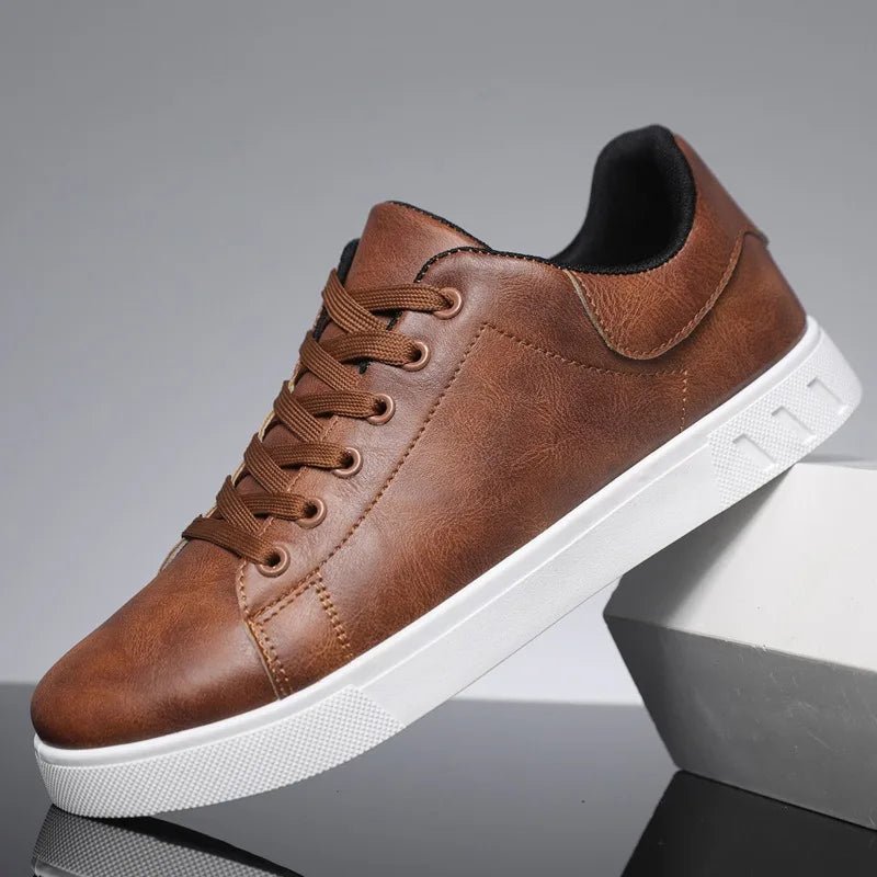 Calder Handcrafted Leather Sneakers with Padded Insoles for Lightweight, Breathable Comfort - The Southern AtelierSKU_1791063123515_390