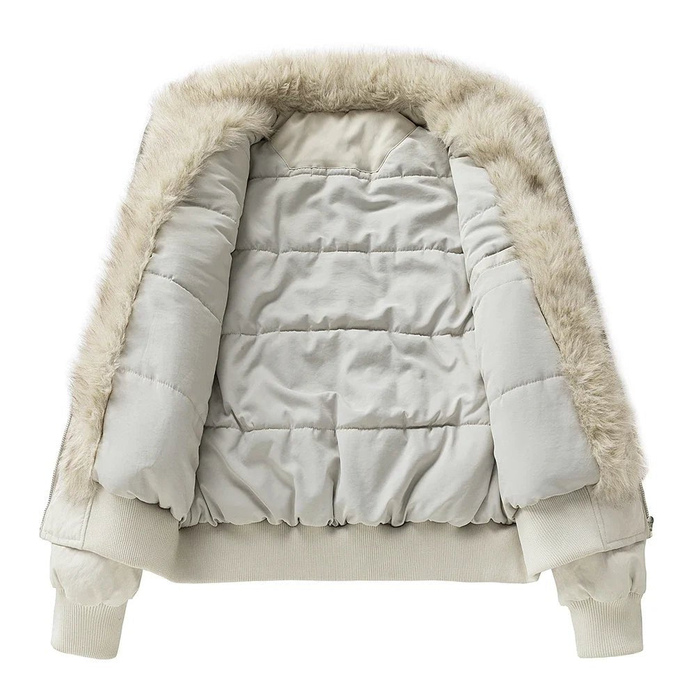 Calder Jacket with Wind-Resistant Shell and Soft Faux-Fur Lining for Lightweight Warmth - The Southern AtelierSKU_1791062609636_318