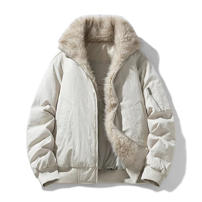 Calder Jacket with Wind-Resistant Shell and Soft Faux-Fur Lining for Lightweight Warmth - The Southern AtelierSKU_1791062609636_318
