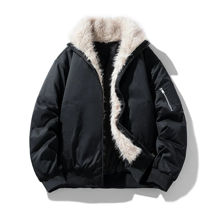 Calder Jacket with Wind-Resistant Shell and Soft Faux-Fur Lining for Lightweight Warmth - The Southern AtelierSKU_1791062609636_836