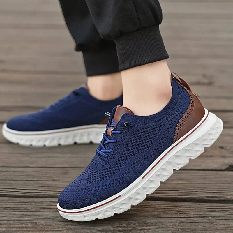 Calder Lightweight Sneakers in Breathable Mesh with No-Tie Laces and Ultra-Cushioned Sole for All-Day Comfort - The Southern AtelierSKU_1791063293692_139