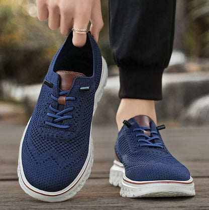 Calder Lightweight Sneakers in Breathable Mesh with No-Tie Laces and Ultra-Cushioned Sole for All-Day Comfort - The Southern AtelierSKU_1791063293692_139