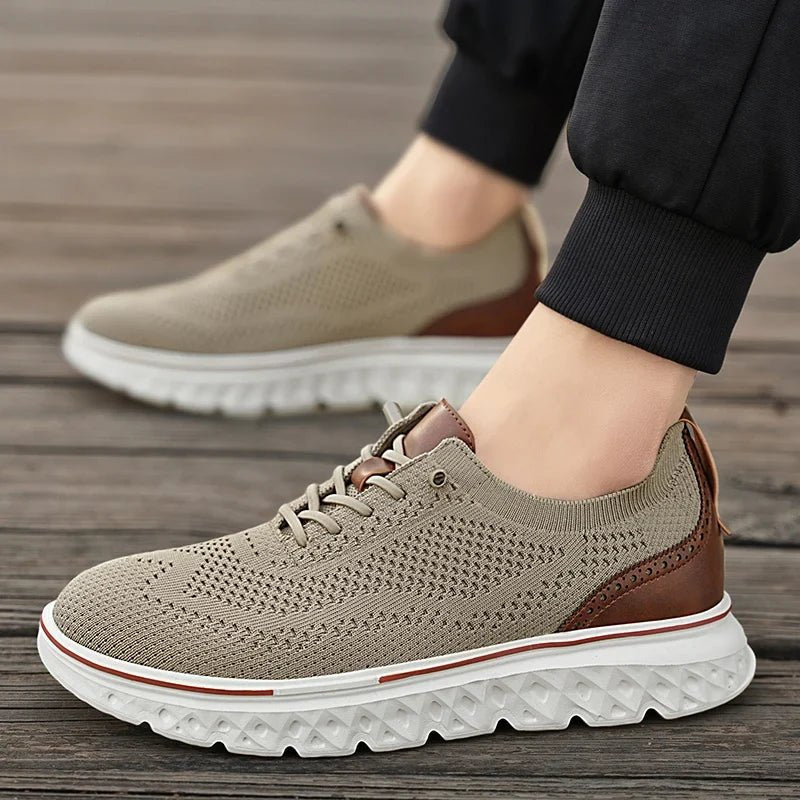 Calder Lightweight Sneakers in Breathable Mesh with No-Tie Laces and Ultra-Cushioned Sole for All-Day Comfort - The Southern AtelierSKU_1791063293692_288