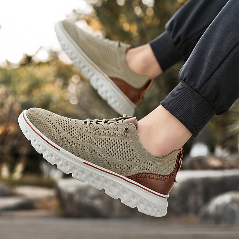 Calder Lightweight Sneakers in Breathable Mesh with No-Tie Laces and Ultra-Cushioned Sole for All-Day Comfort - The Southern AtelierSKU_1791063293692_288