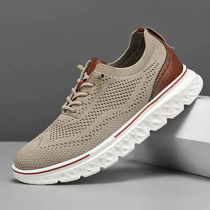 Calder Lightweight Sneakers in Breathable Mesh with No-Tie Laces and Ultra-Cushioned Sole for All-Day Comfort - The Southern AtelierSKU_1791063293692_288