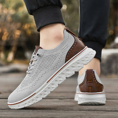 Calder Lightweight Sneakers in Breathable Mesh with No-Tie Laces and Ultra-Cushioned Sole for All-Day Comfort - The Southern AtelierSKU_1791063293692_802
