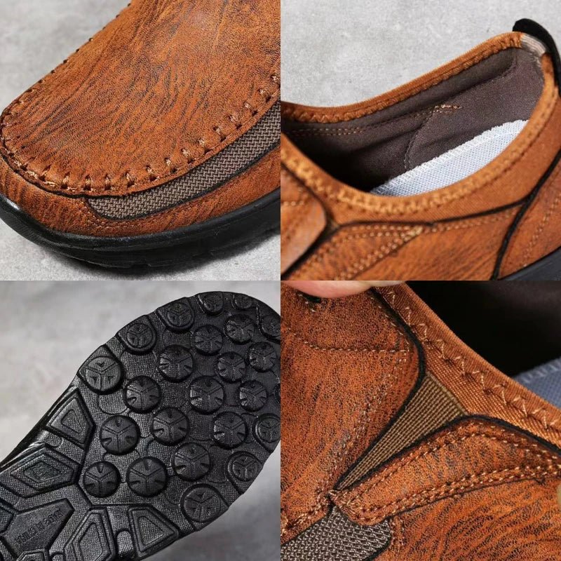 Calder Loafers in Suede and Breathable Mesh with Cushioned Insole and Slip-Resistant Rubber Sole - The Southern AtelierSKU_1791063290225_731