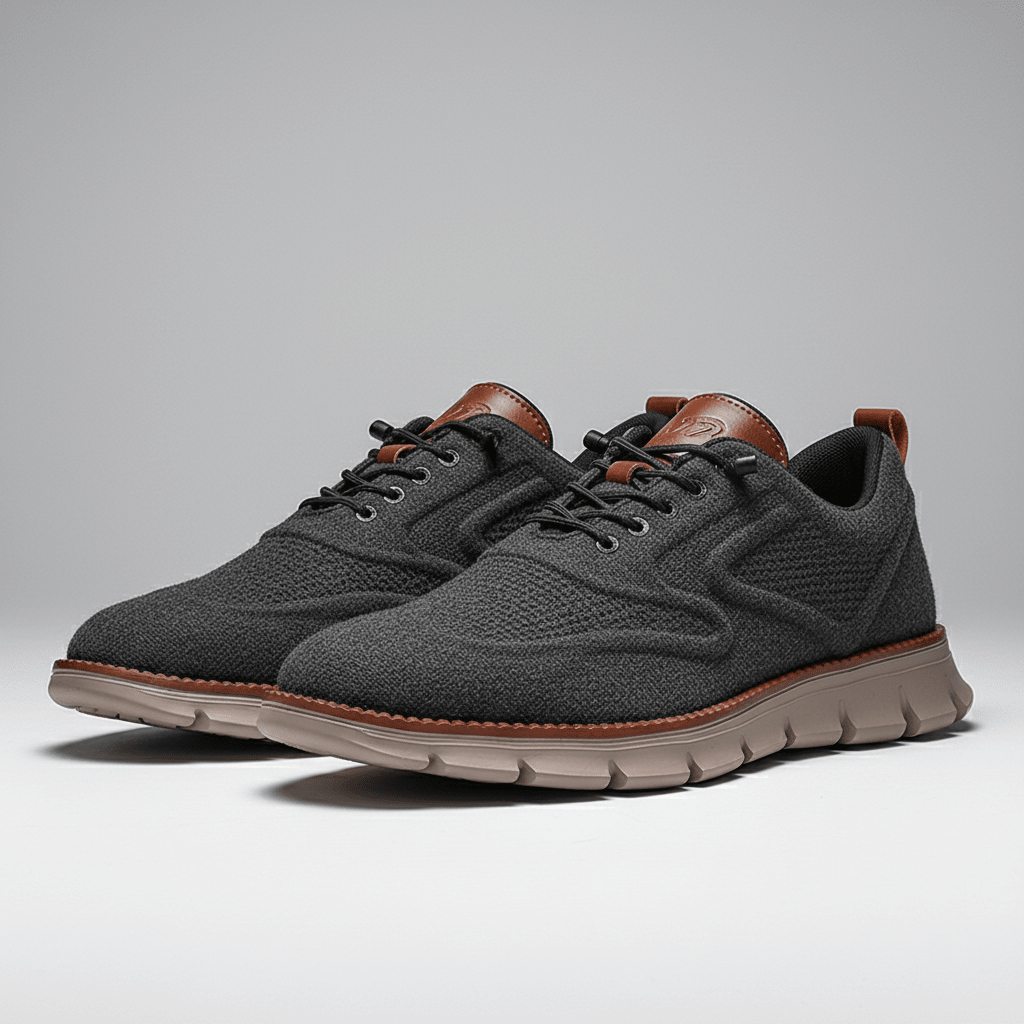 Calder Men’s Breathable Knit Trainers with No-Tie Lacing and Orthopaedic Cushioned Insole for All-Day Comfort - The Southern AtelierSKU_1791064491962_571