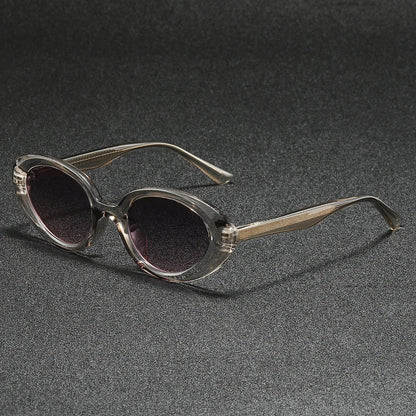 Calder Oval Sunglasses in Lightweight Acetate with 100% UV Protection and Anti-Glare, Scratch-Resistant Lenses - The Southern AtelierSKU_1791062945792_324