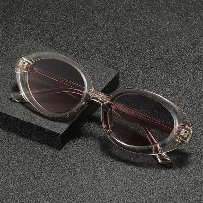Calder Oval Sunglasses in Lightweight Acetate with 100% UV Protection and Anti-Glare, Scratch-Resistant Lenses - The Southern AtelierSKU_1791062945792_324