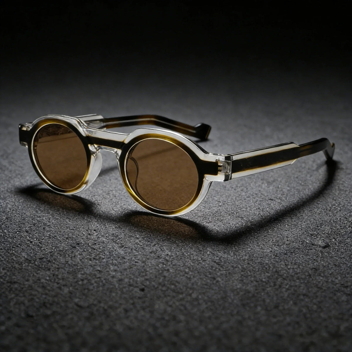 Calder Round Sunglasses in Lightweight Acetate for Glare Reduction and UV400 Protection - The Southern AtelierSKU_1791062702612_66