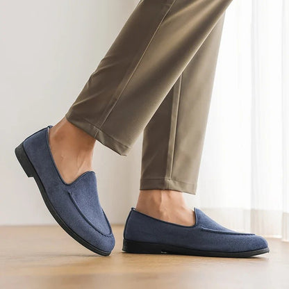 Calder Suede Loafers with Hand-Stitched Details and Cushioned Insole for All-Day Comfort - The Southern AtelierSKU_1791062561465_287