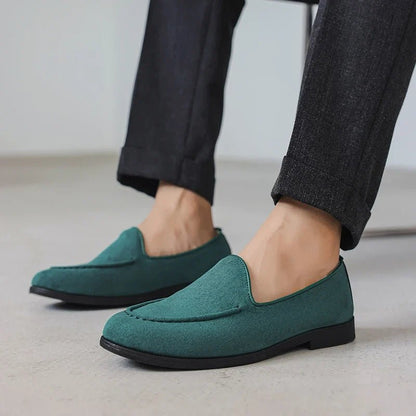 Calder Suede Loafers with Hand-Stitched Details and Cushioned Insole for All-Day Comfort - The Southern AtelierSKU_1791062561465_464