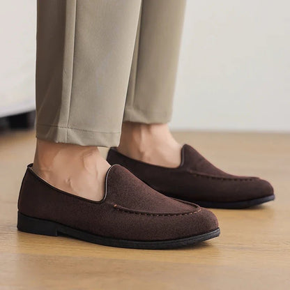 Calder Suede Loafers with Hand-Stitched Details and Cushioned Insole for All-Day Comfort - The Southern AtelierSKU_1791062561465_832