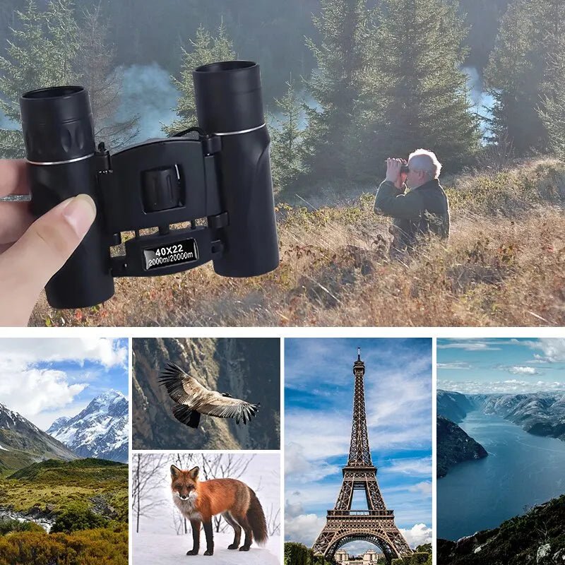 Compact Folding Binoculars with Diopter Adjustment for Hunting, Birdwatching and Outdoor Sports - The Southern AtelierSKU_1786565853674_237