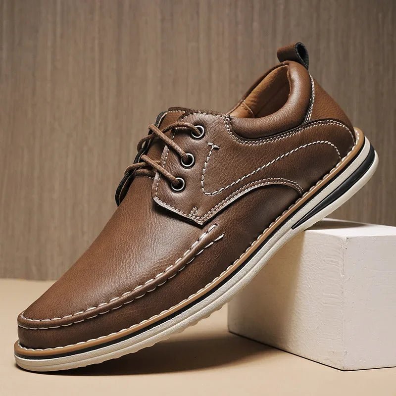 Corbin Lace-Up Loafers in Full-Grain Leather for All-Day Comfort - The Southern AtelierSKU_1791063067116_318