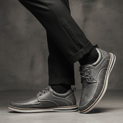 Corbin Lace-Up Loafers in Full-Grain Leather for All-Day Comfort - The Southern AtelierSKU_1791063067116_843