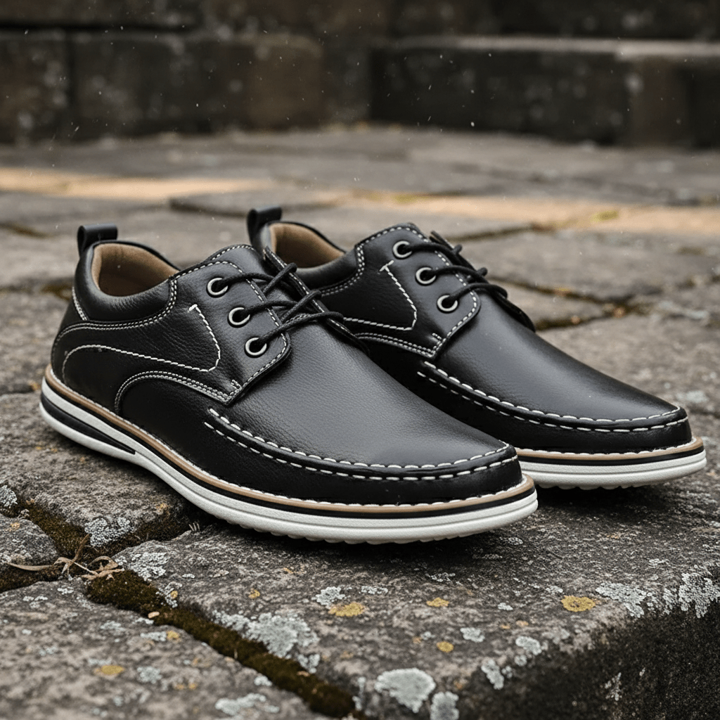 Corbin Lace-Up Loafers in Full-Grain Leather for All-Day Comfort - The Southern AtelierSKU_1791063067116_90
