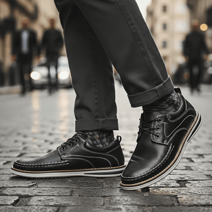 Corbin Lace-Up Loafers in Full-Grain Leather for All-Day Comfort - The Southern AtelierSKU_1791063067116_90