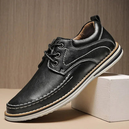 Corbin Lace-Up Loafers in Full-Grain Leather for All-Day Comfort - The Southern AtelierSKU_1791063067116_90