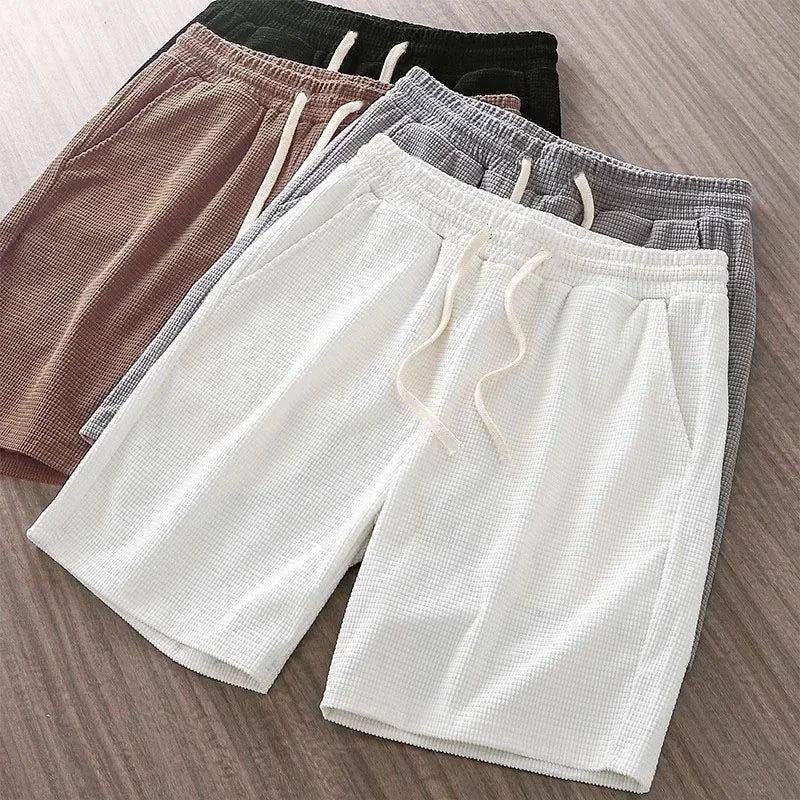 Crest Waffle Knit Shorts - The Southern AtelierSKU_1791064608339_754
