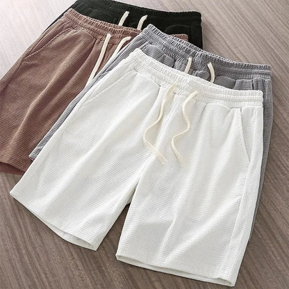 Crest Waffle Knit Shorts - The Southern AtelierSKU_1791064608339_754
