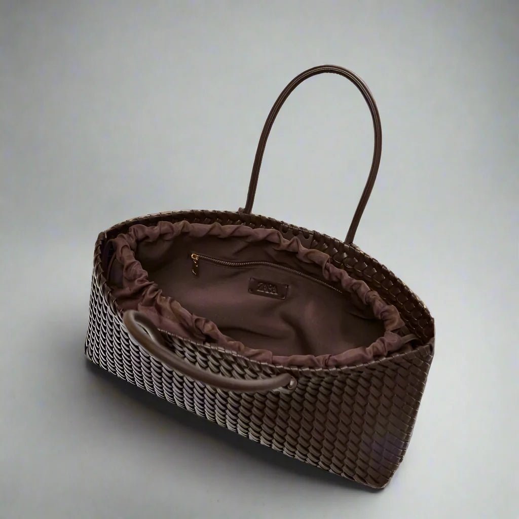 Daria Woven Leather Handbag - The Southern AtelierSKU_1791064676945_670