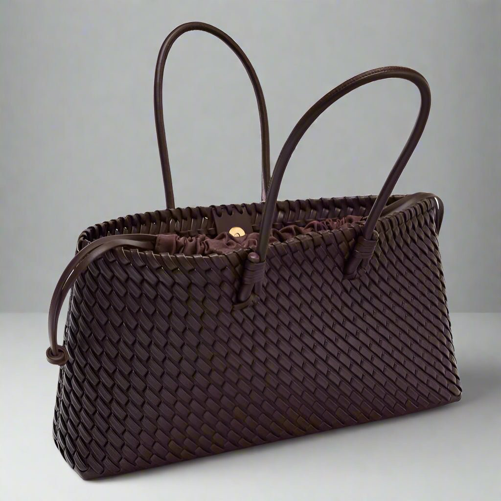 Daria Woven Leather Handbag - The Southern AtelierSKU_1791064676945_670