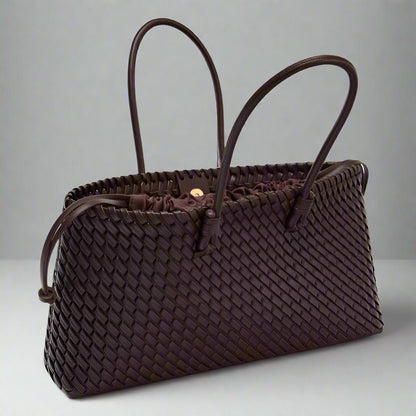 Daria Woven Leather Handbag - The Southern AtelierSKU_1791064676945_670