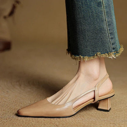 Elara Slip-On Pointed-Toe Genuine Leather Heels with Cushioned Footbed and 1.5-Inch Heel - The Southern AtelierSKU_1791063489252_897