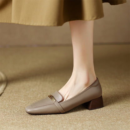 Elara Square-Toe Pumps in Full-Grain Leather with Cushioned Insole and 1-Inch Block Heel for All-Day Comfort - The Southern AtelierSKU_1791062959675_330