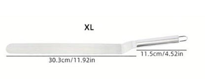 The Southern Atelier – Spatule à gâteau élégante en acier inoxydable pour un chef-d'œuvre culinaire sans effort