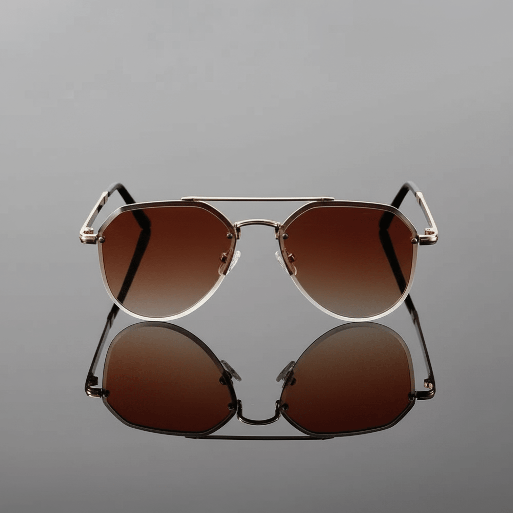 Keaton Aviator Sunglasses with Lightweight Alloy Frame and Scratch-Resistant Gradient Lenses for Full UV Protection - The Southern AtelierSKU_1791062620562_206