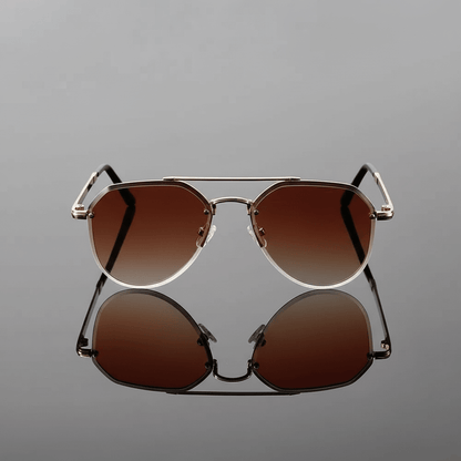 Keaton Aviator Sunglasses with Lightweight Alloy Frame and Scratch-Resistant Gradient Lenses for Full UV Protection - The Southern AtelierSKU_1791062620562_206