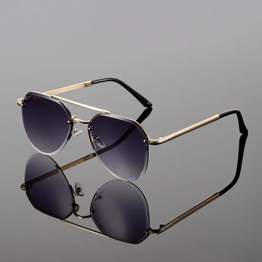 Keaton Aviator Sunglasses with Lightweight Alloy Frame and Scratch-Resistant Gradient Lenses for Full UV Protection - The Southern AtelierSKU_1791062620562_650