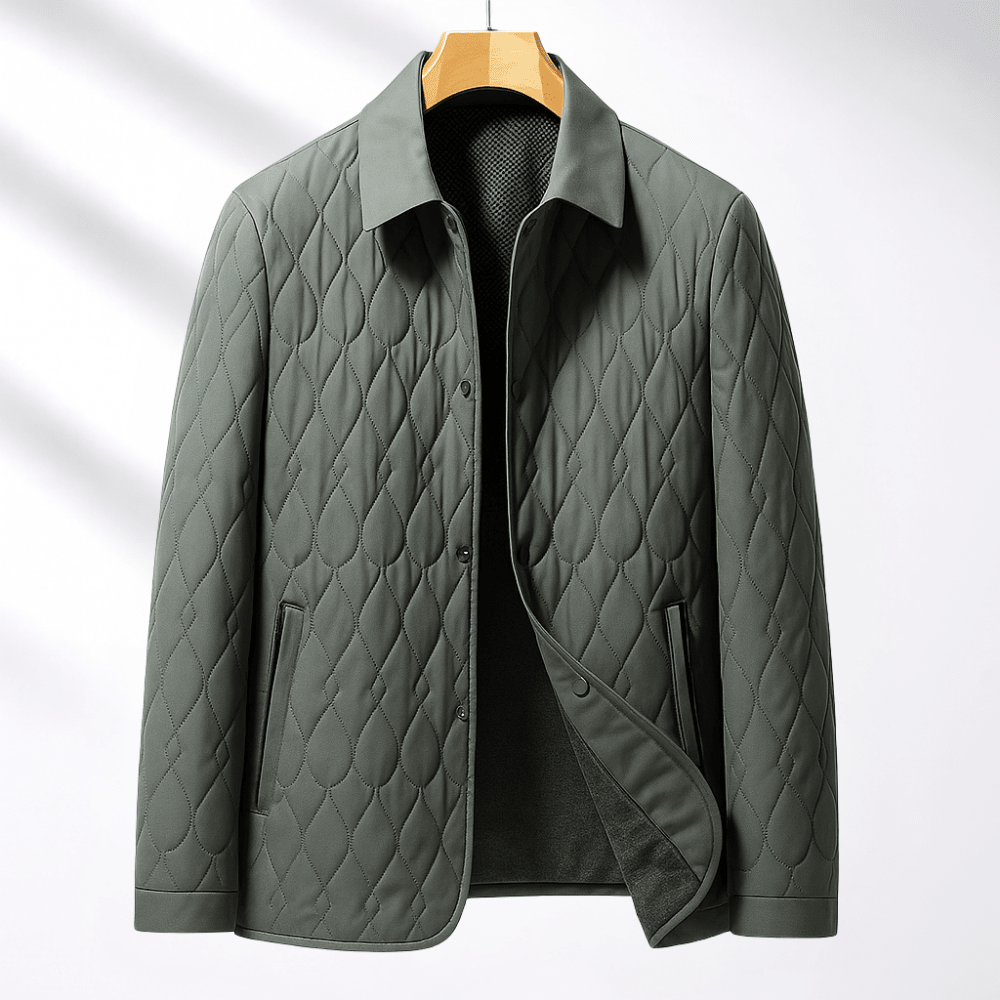 Keaton Button-Front Quilted Jacket with Plush Lining and Secure Zip Pockets for Lightweight Warmth - The Southern AtelierSKU_1791063265407_166