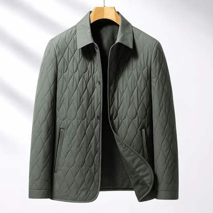 Keaton Button-Front Quilted Jacket with Plush Lining and Secure Zip Pockets for Lightweight Warmth - The Southern AtelierSKU_1791063265407_166