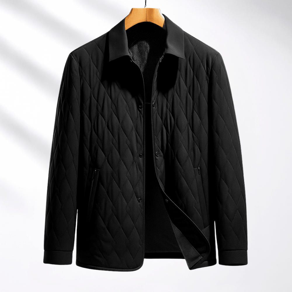 Keaton Button-Front Quilted Jacket with Plush Lining and Secure Zip Pockets for Lightweight Warmth - The Southern AtelierSKU_1791063265407_239