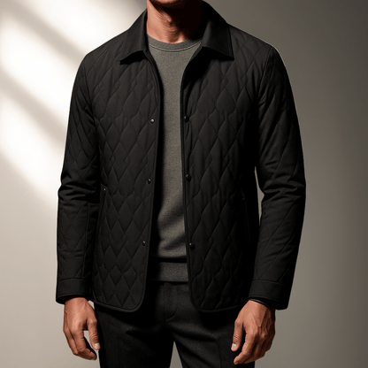 Keaton Button-Front Quilted Jacket with Plush Lining and Secure Zip Pockets for Lightweight Warmth - The Southern AtelierSKU_1791063265407_239