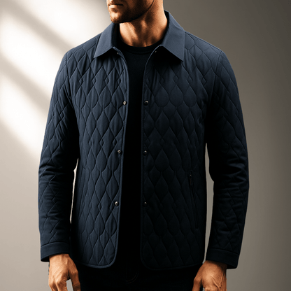 Keaton Button-Front Quilted Jacket with Plush Lining and Secure Zip Pockets for Lightweight Warmth - The Southern AtelierSKU_1791063265407_501