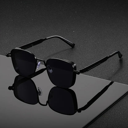 Keaton Square Sunglasses with Lightweight Metal Frames and UV400 Anti-Glare Lenses for Everyday Wear - The Southern AtelierSKU_1791062949392_217