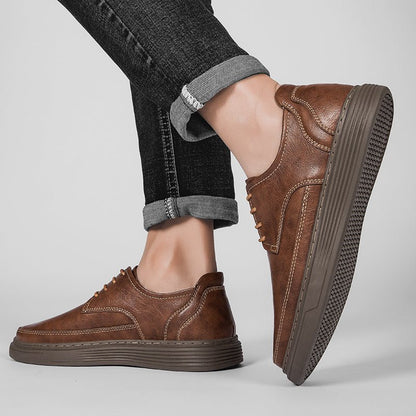 Kensley Leather Lace-Up Shoes with Cushioned Insole for All-Day Business Casual Comfort - The Southern AtelierSKU_1791063315205_285