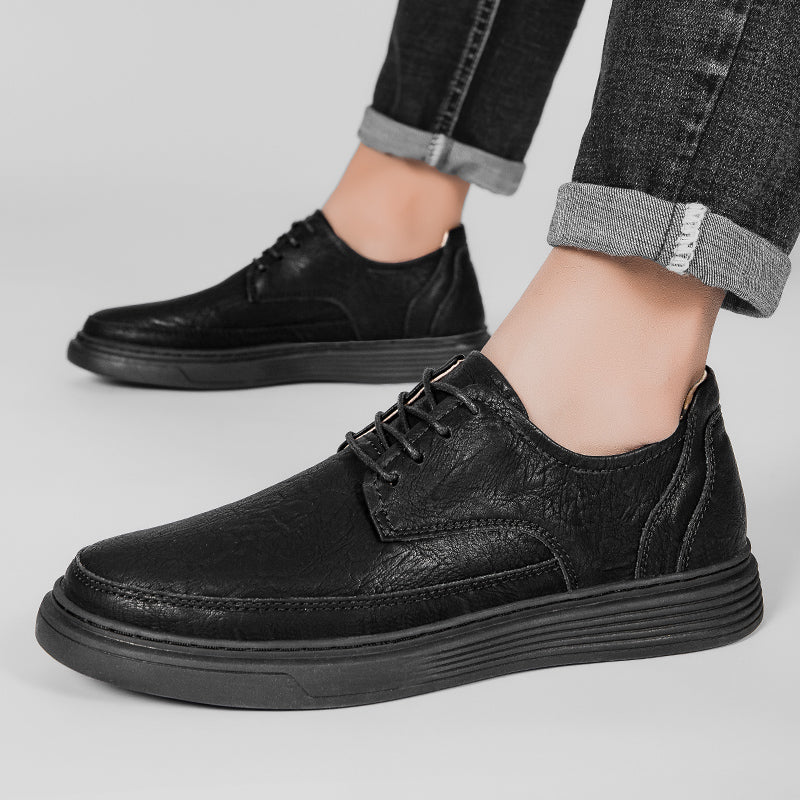 Kensley Leather Lace-Up Shoes with Cushioned Insole for All-Day Business Casual Comfort - The Southern AtelierSKU_1791063315205_726