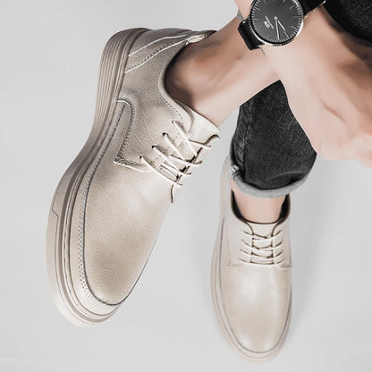 Kensley Leather Lace-Up Shoes with Cushioned Insole for All-Day Business Casual Comfort - The Southern AtelierSKU_1791063315206_115