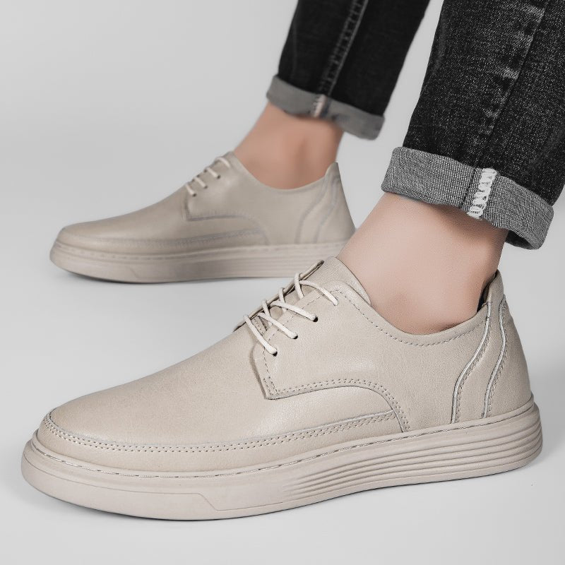 Kensley Leather Lace-Up Shoes with Cushioned Insole for All-Day Business Casual Comfort - The Southern AtelierSKU_1791063315206_115
