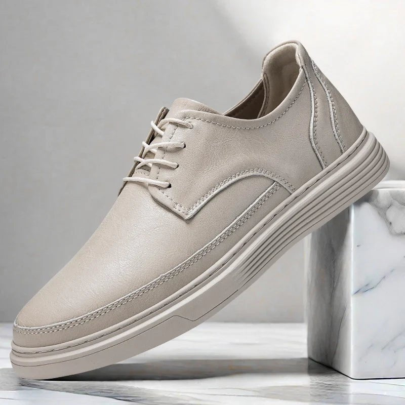 Kensley Leather Lace-Up Shoes with Cushioned Insole for All-Day Business Casual Comfort - The Southern AtelierSKU_1791063315206_115