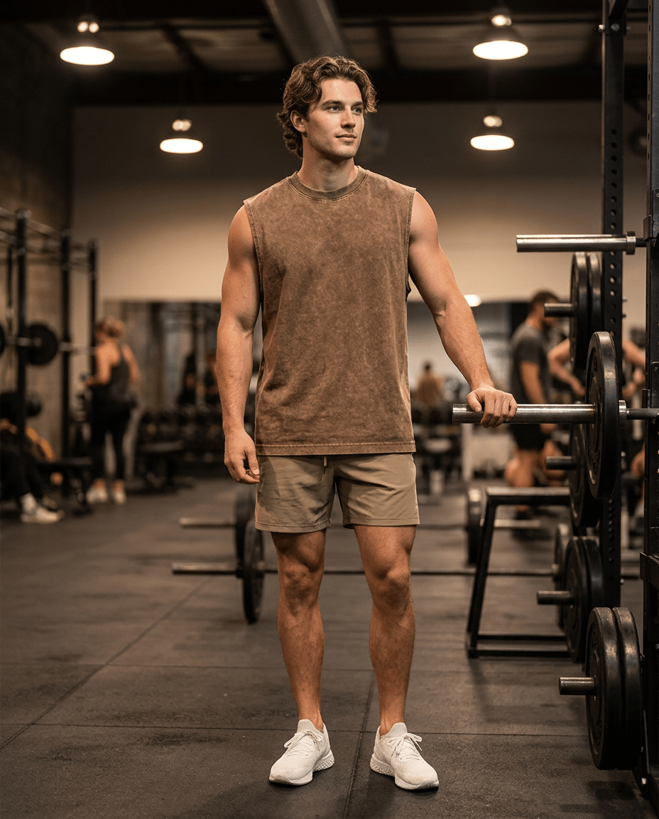 Kenton Tank Top in Vintage-Washed 100% Cotton for Soft Everyday Comfort - The Southern AtelierSKU_1791063099251_316