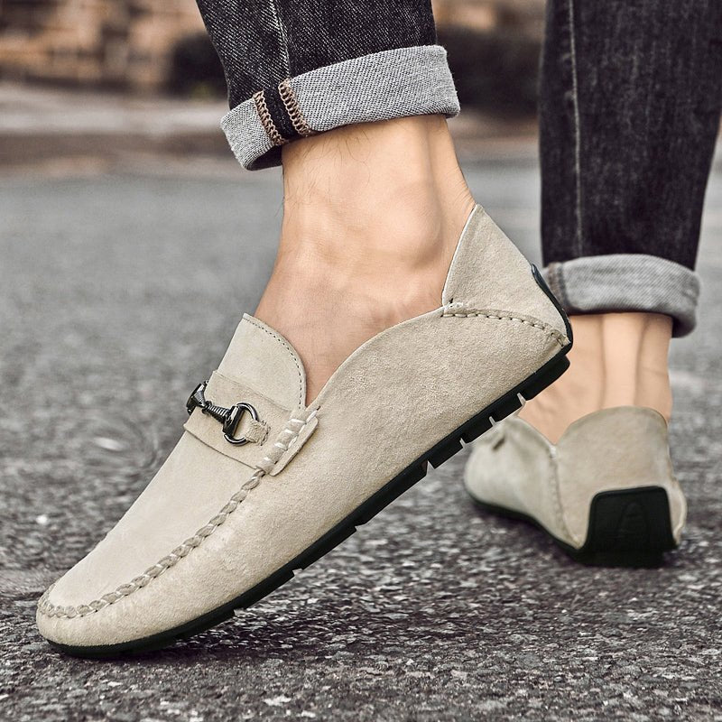 Langford Genuine Suede Loafers with Breathable Cotton Lining and Cushioned Insoles for All-Day Comfort - The Southern AtelierSKU_1791062782087_126