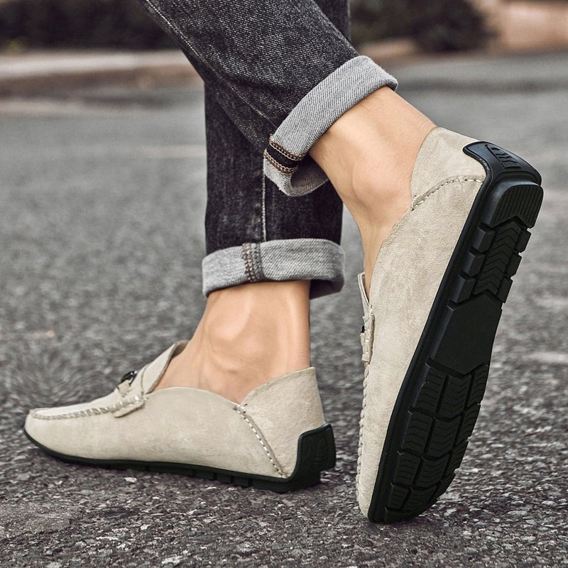 Langford Genuine Suede Loafers with Breathable Cotton Lining and Cushioned Insoles for All-Day Comfort - The Southern AtelierSKU_1791062782087_126