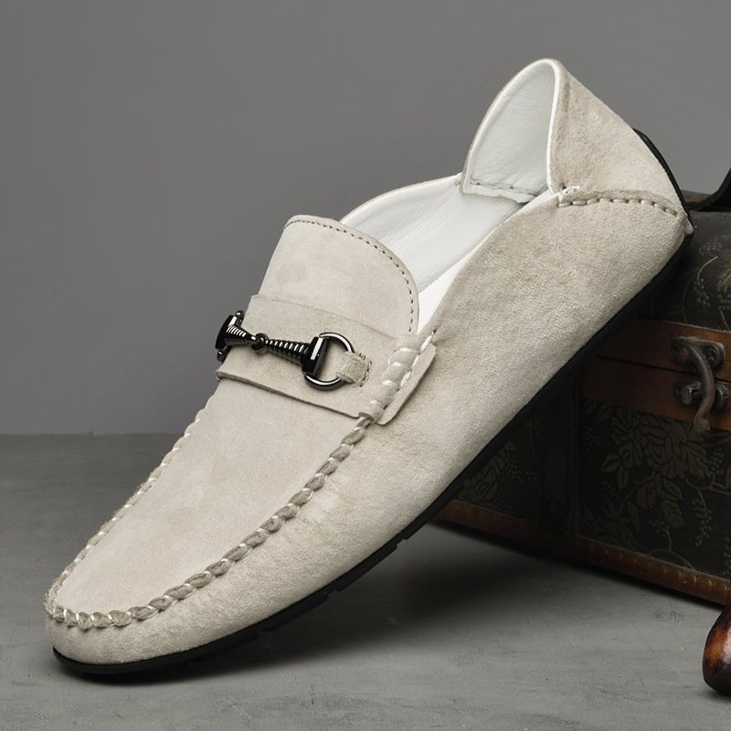 Langford Genuine Suede Loafers with Breathable Cotton Lining and Cushioned Insoles for All-Day Comfort - The Southern AtelierSKU_1791062782087_126